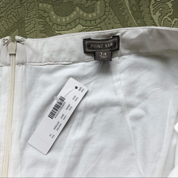 NWT J.Crew Point Sur Tiered Skirt w/ Eyelet Size 14 - Picture 5 of 11